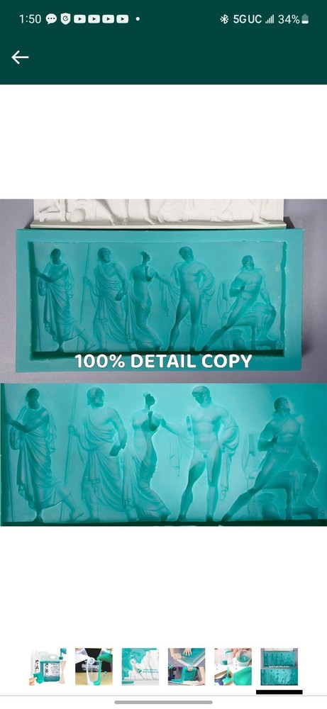 BBDINO Silicone Mold Making Kit, Super Elastic Silicone for Mold Making