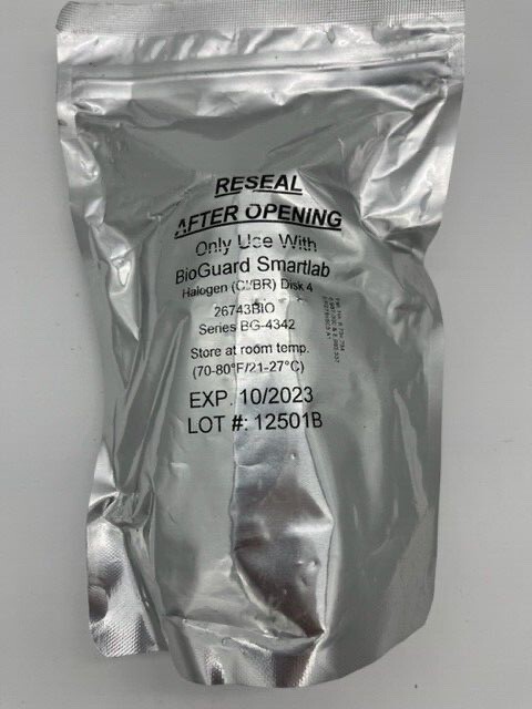 HALOGEN WATER LINK TESTING DISK ONLY USE WITH BIOGUARD 10 disk per bag