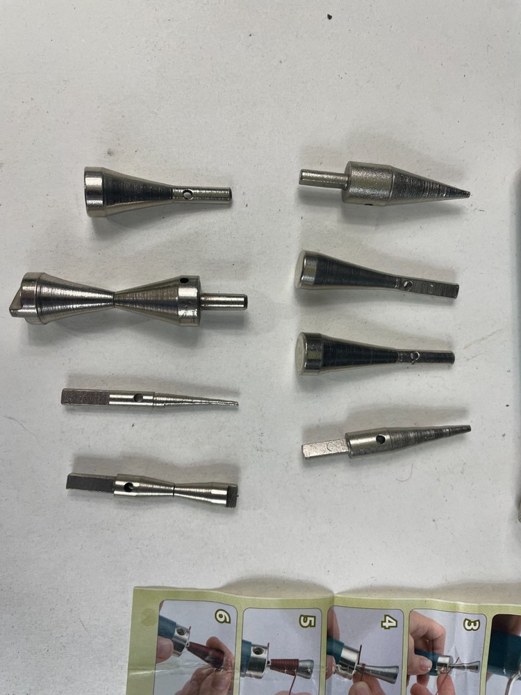 Conetastic Cone Mandrel Lot ~ 8 Mandrels & Handle ~ Wire Jewelry Making Set