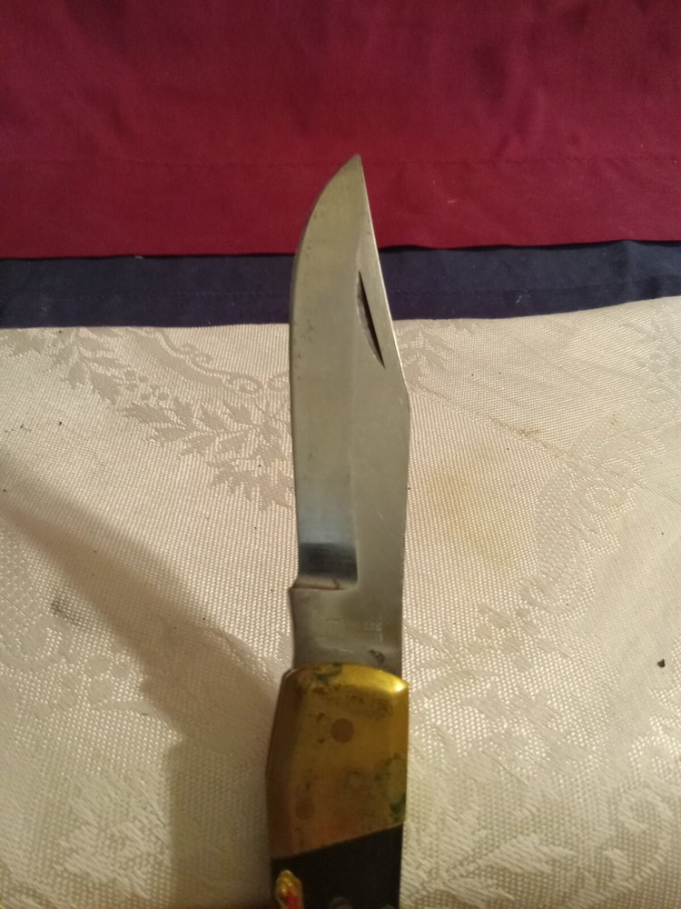 Vintage Leopard Lockback Knife
