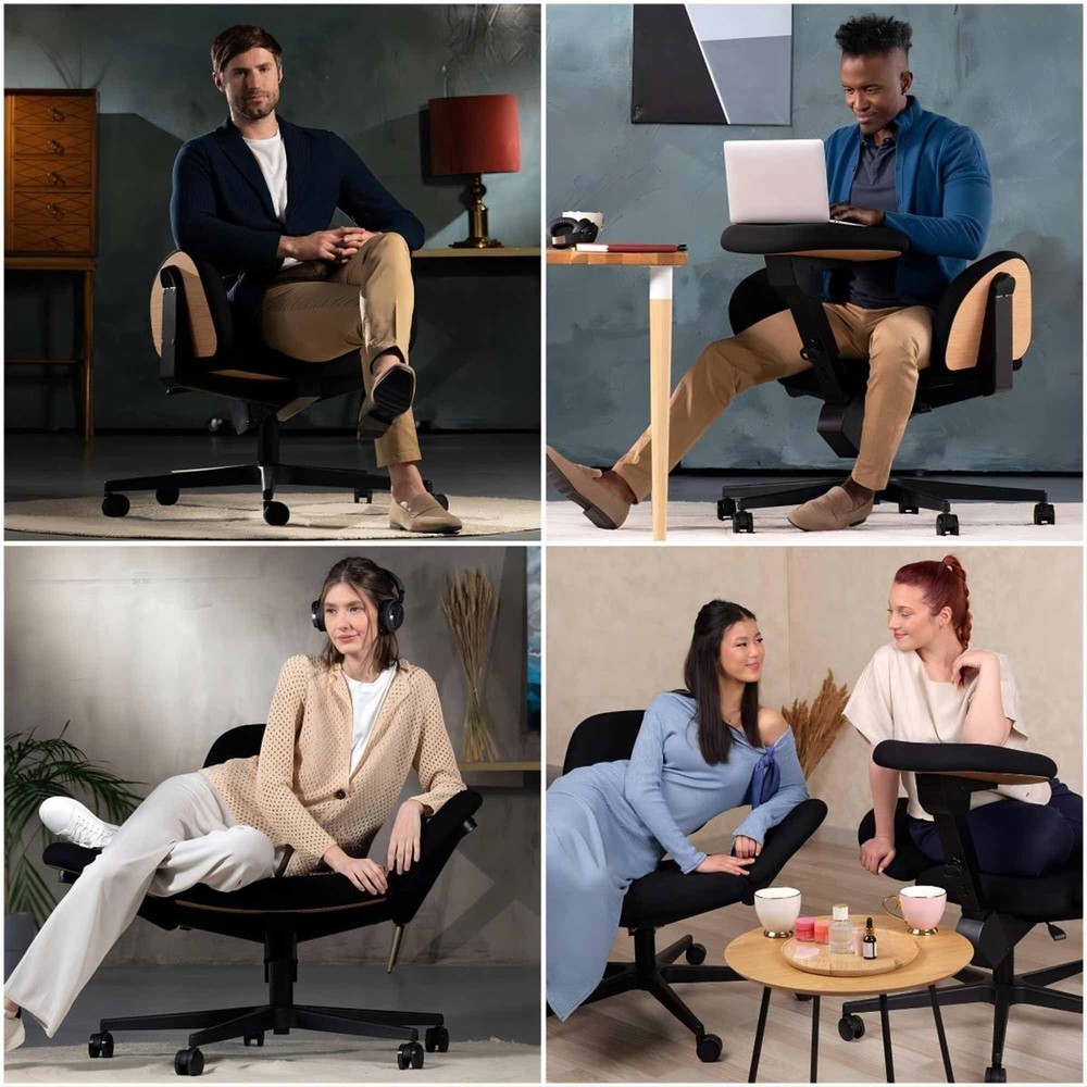Creativity Multi-functional Meditation Cross Legged Home movable Office chair