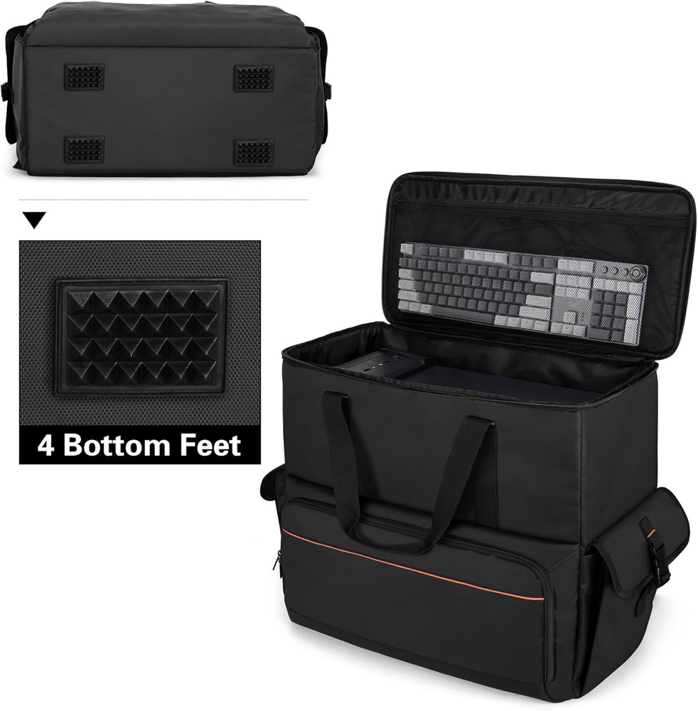 Computer Desktop Tower Carrying Case, PC Backpack for Computer Main Processor Ca