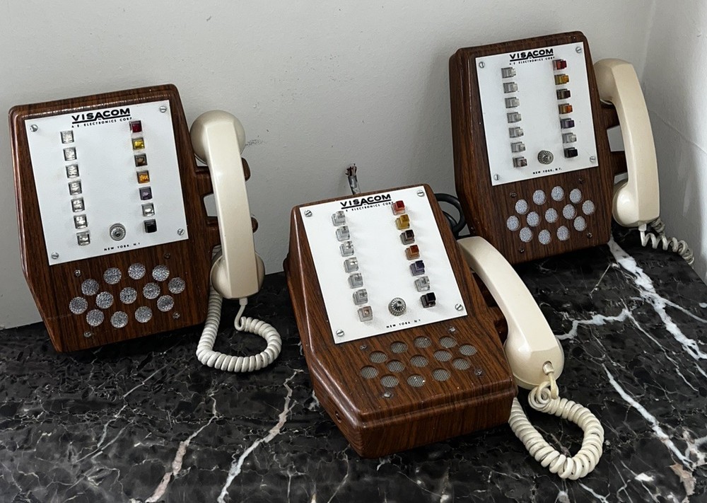 Rare! Vintage AE Electronics Corp. (VisaCom) Intercom Phone System..