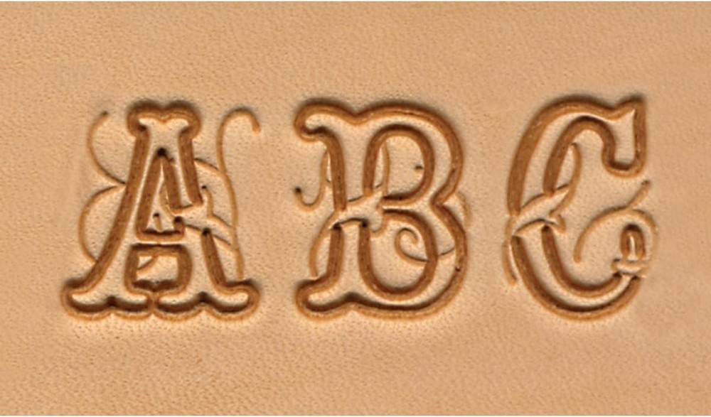 Leather Stamp Set - Script Alphabet - 3/4" Letters