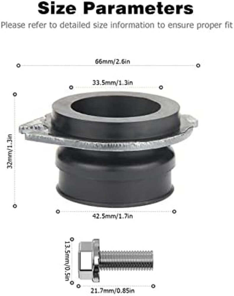 Garbage Disposal Parts for Insinkerator, 75499 Flex Coupler Replacement Parts Co