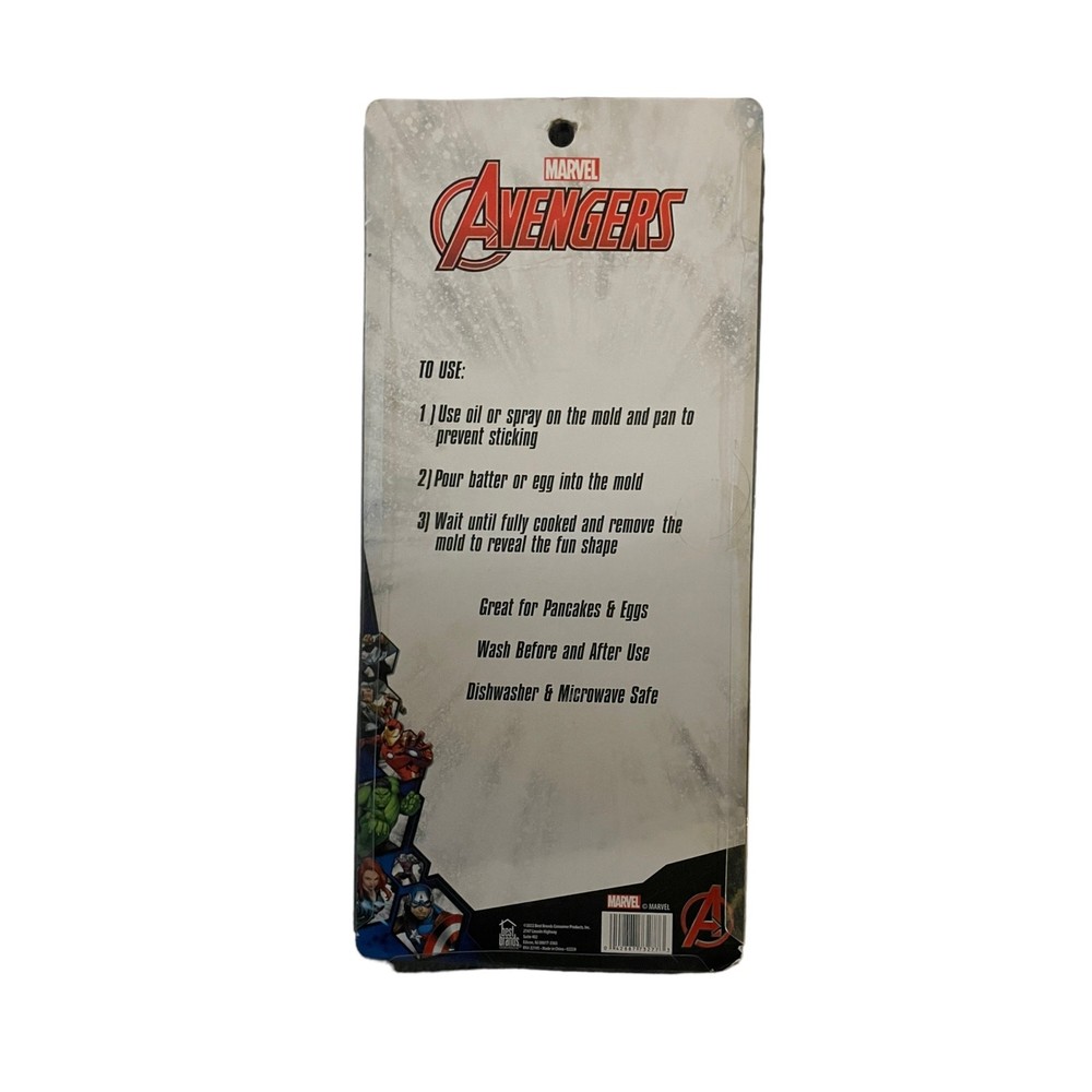 Marvel Avengers Two Silicone Breakfast Molds