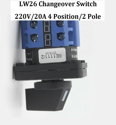 New Useful Switch CAM CONTROL GENERATOR MOUNTED 4-Position 2 Pole