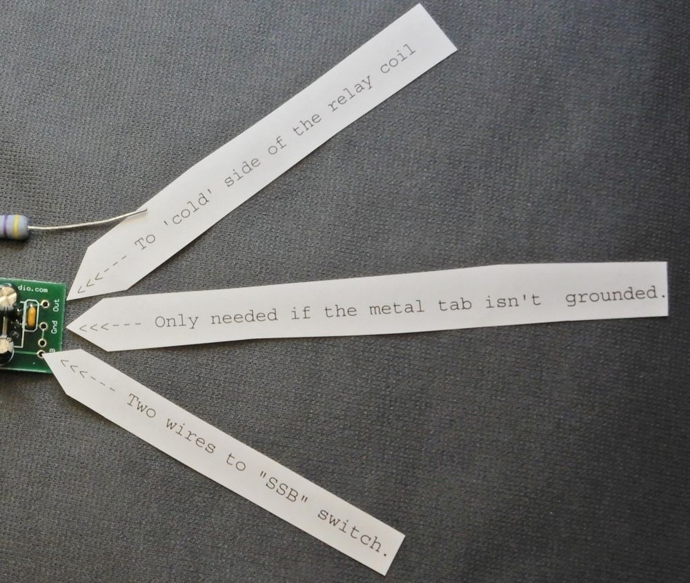 RF Keying circuit five bare boards, one assembled unit