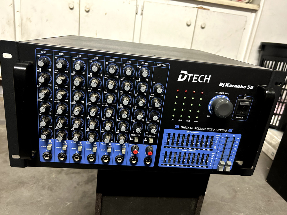 Dtech DJ Karaoke 55 Karaoke Mixer Amplifier