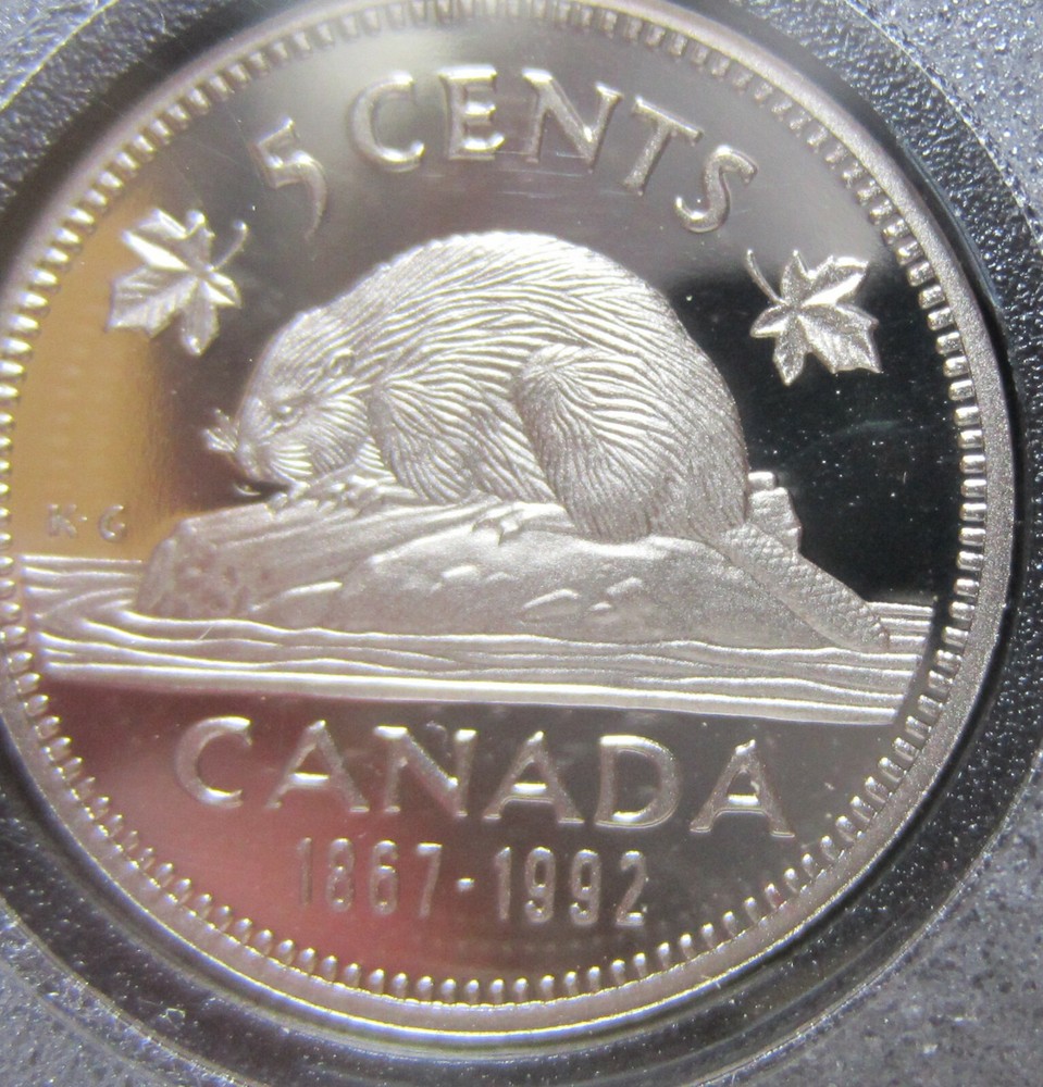 1992 Canada Proof Double Dollar Set (7 Coins Cent to Silver Dollar Mint Set RJ)