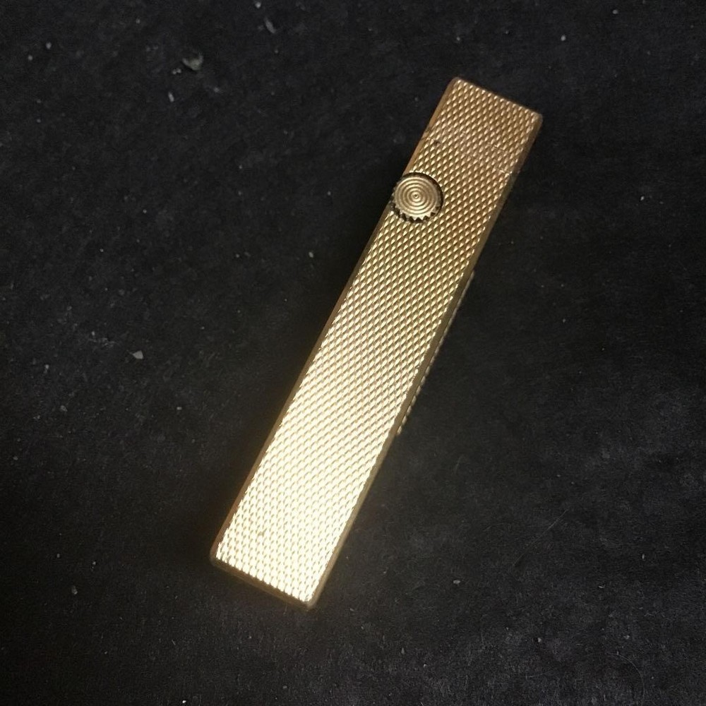 Overhauled Dunhill Rollagas lighter Gold without box