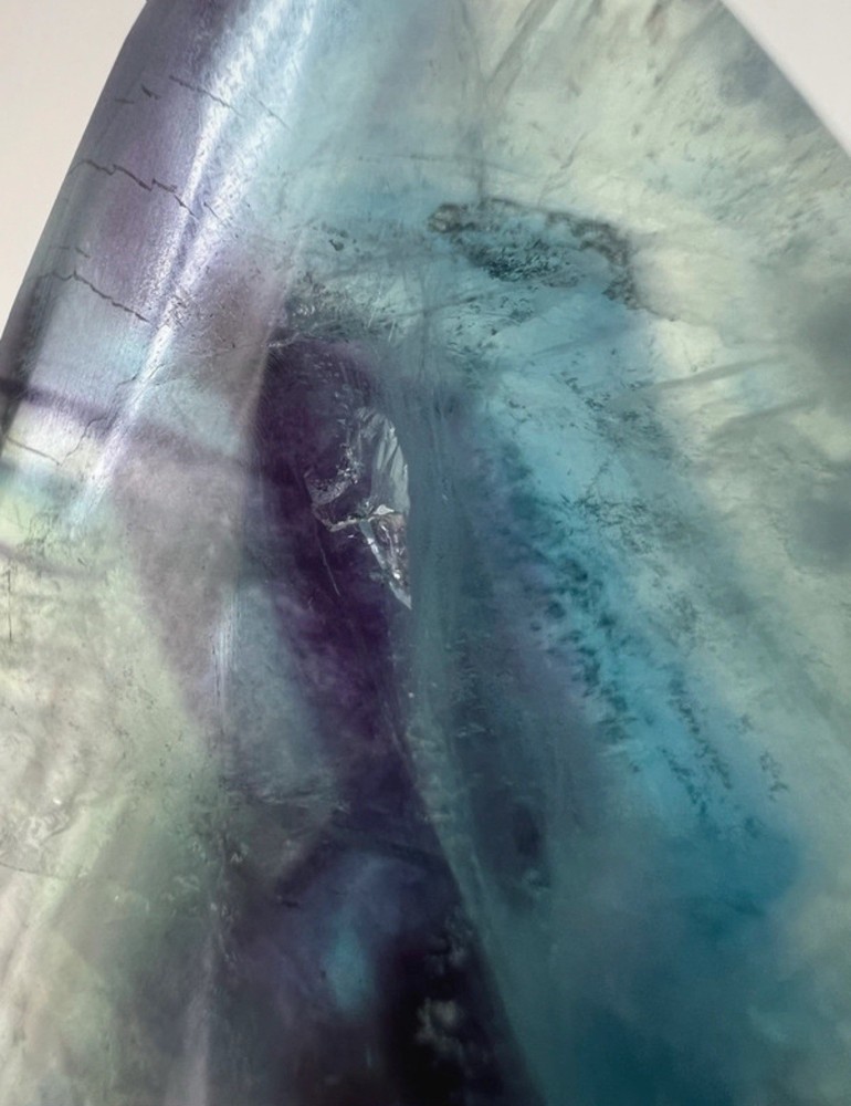 153g Fluorite Polished Teardrop