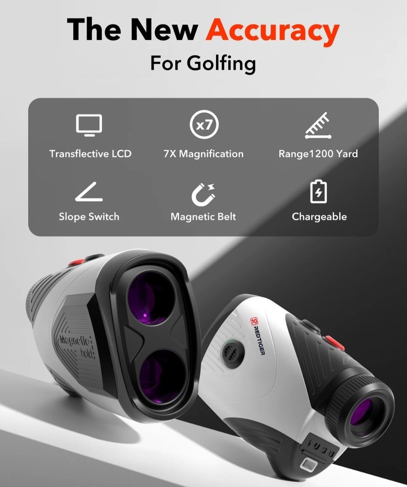 Redtiger Golf Rangefinder White Black