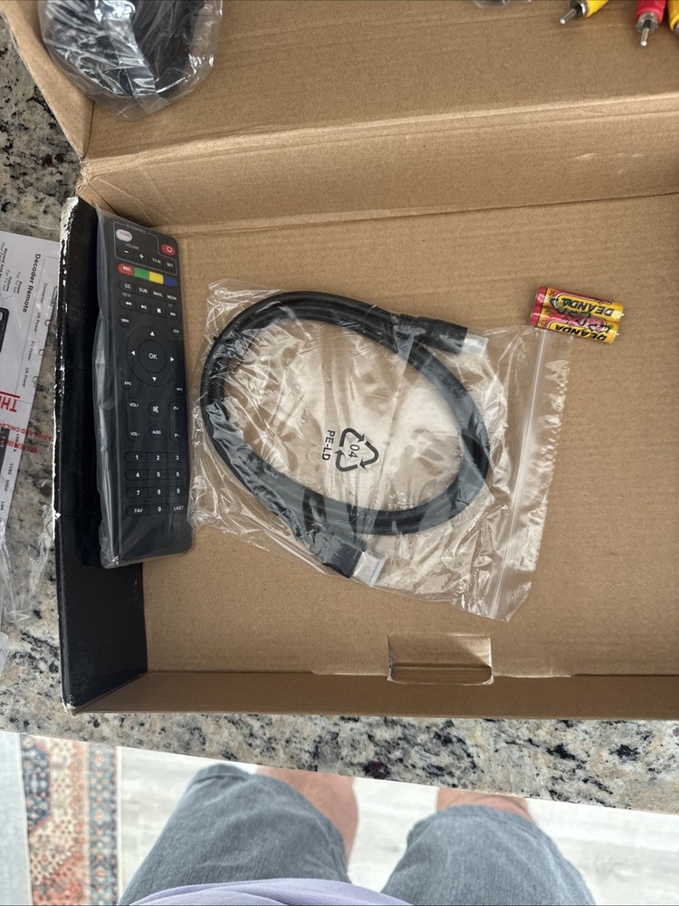 New/Unused Next Generation AFN DVR Satellite TV Decoder & DVR AFN7500HD. Boxed
