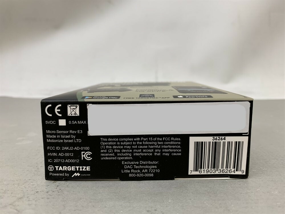 Targetize Personal Firearm Training System Live/Dry Fire CO2, 36264