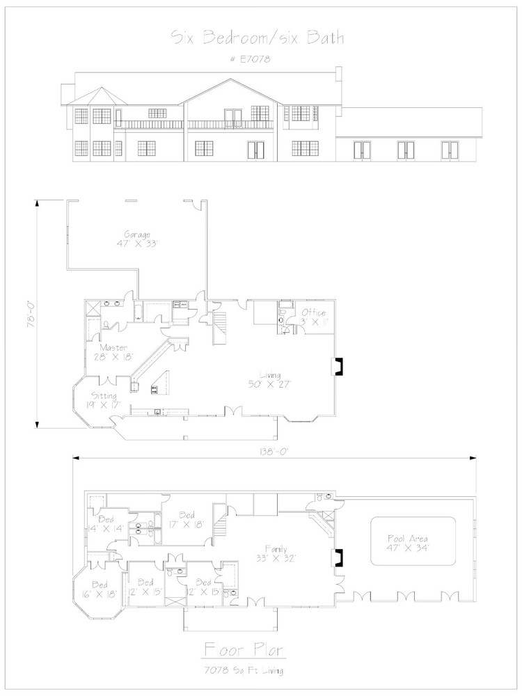 6 Bedroom House Blue Prints