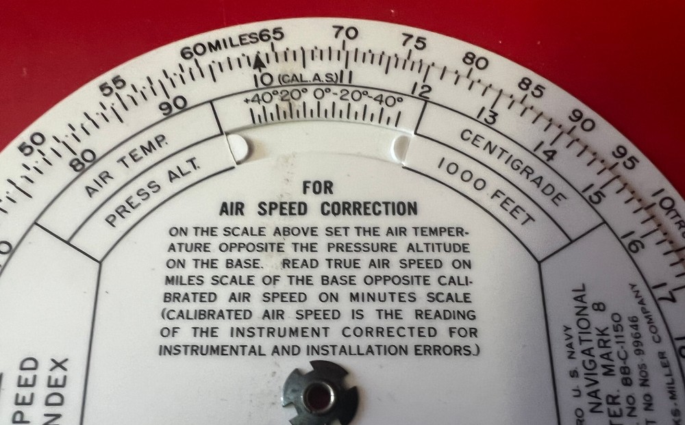 US NAVY Bu AERO MK VIII AIR NAVIGATION COMPUTER