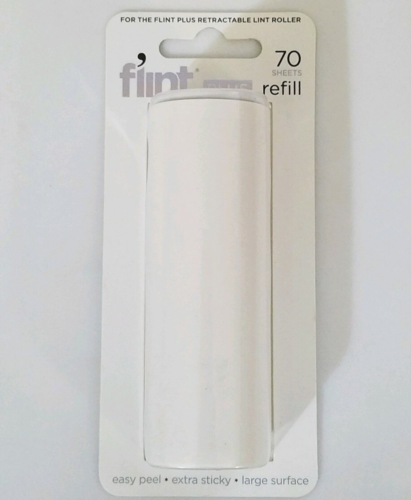 Flint Plus Refill Single White Extra Sticky Large Surface - 70 Sheets [B5]