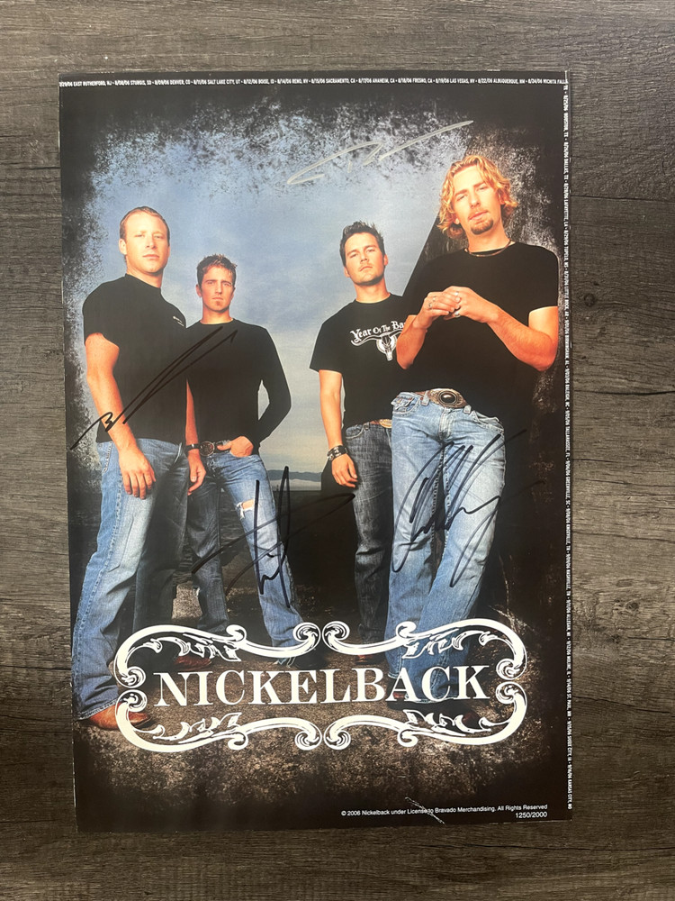 RARE Nickelback—Signed Promo