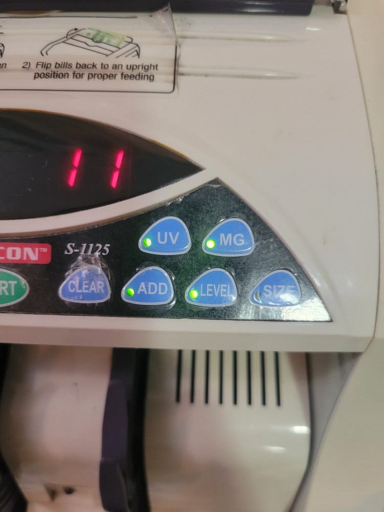 Semacon S-1125 "Working Condition" Digital Money Counter