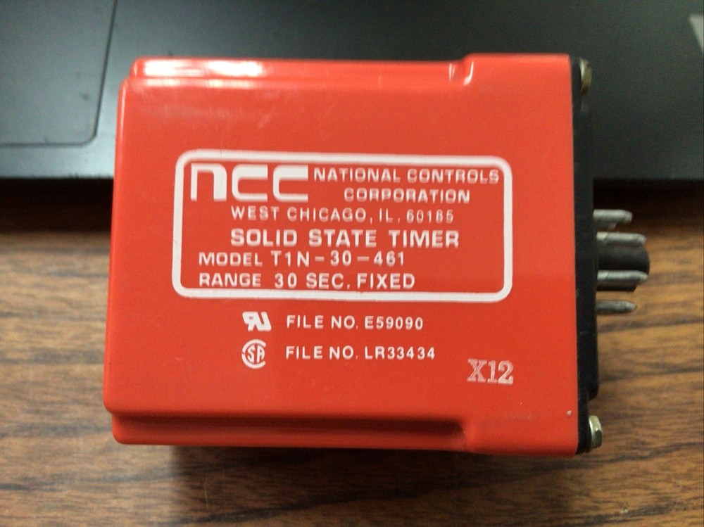 NCC Solid State Time Delay Relay T1N-30-461 (TA5SG)