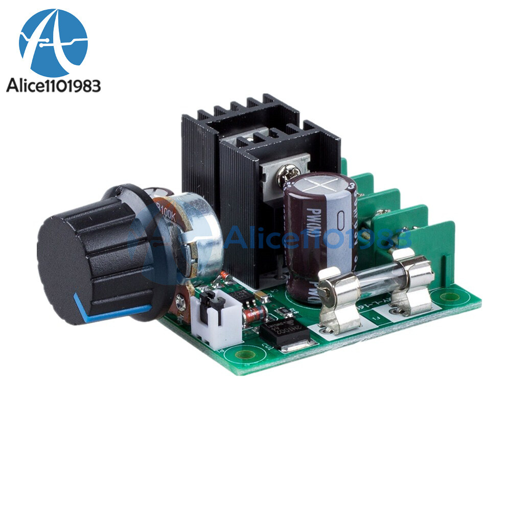 5PCS 12V~40V 10A PWM DC Motor Speed Control Switch Controller Regulator Dimmer