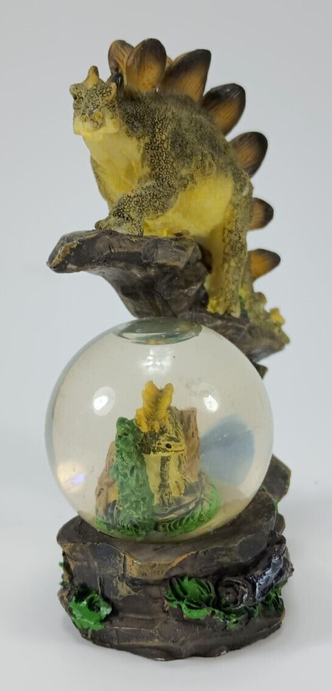 Stegosaurus Water Globe. 4.5" Tall.