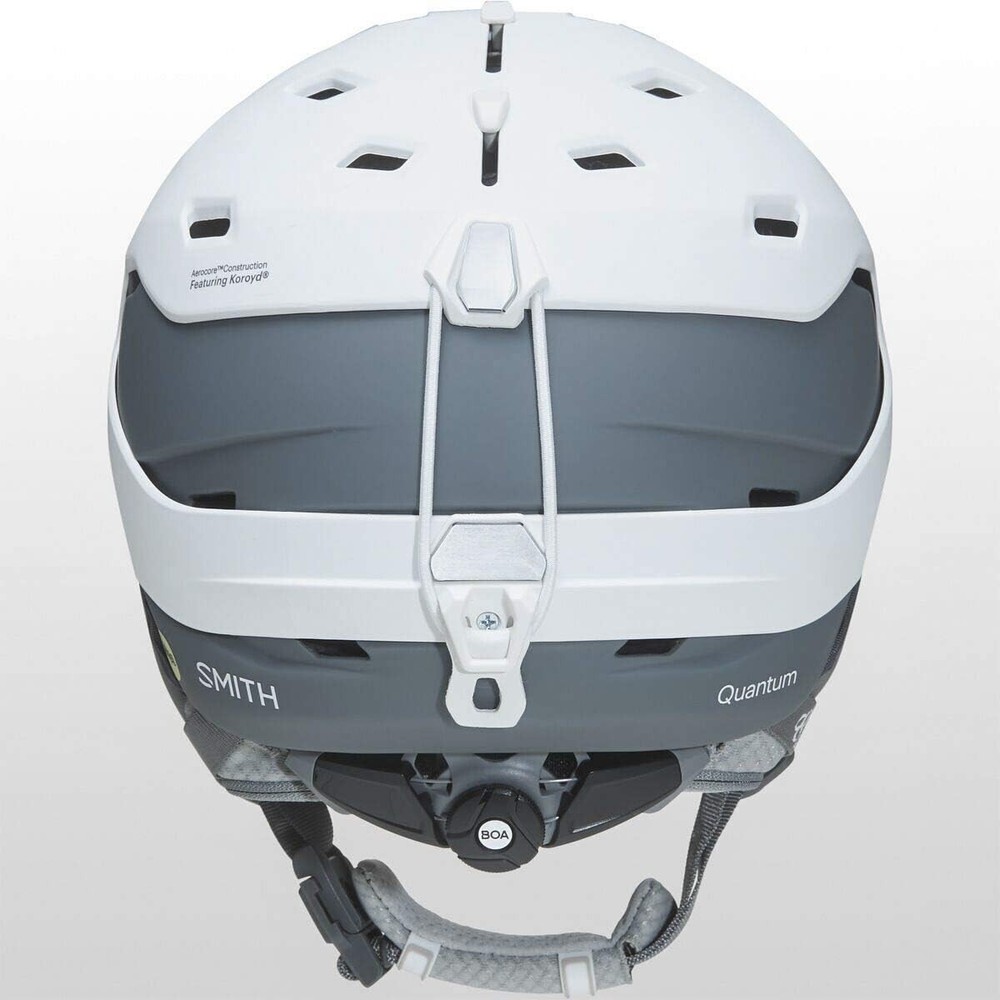 SMITH Quantum MIPS Snow Helmet Matte White / Charcoal Size Small