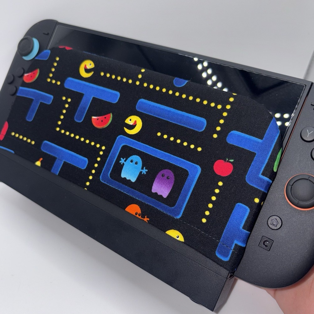 Nintendo Switch 2 Dock Cover Screen Protector Pac-Man Gameplay Retro Game