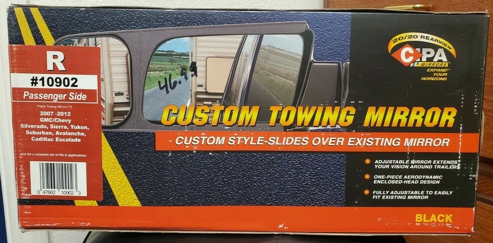 Towing Mirror-WT CIPA-USA 10902 Passenger Side
