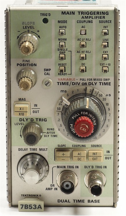 Tektronix 7B53A Dual Time Base Plug-in Module