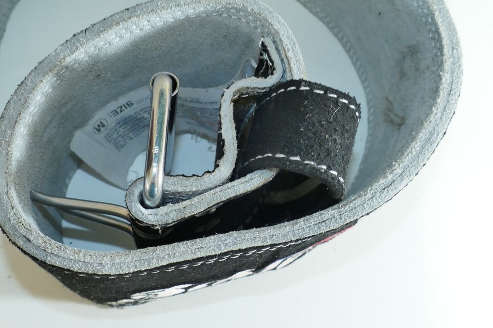 Schiek Leather 3 7/8 " Weight Power Lifting Belt Gray Medium