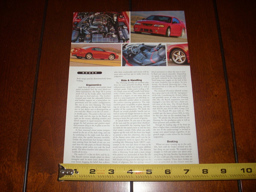 2002 ROUSH STAGE III FORD MUSTANG - ORIGINAL ARTICLE
