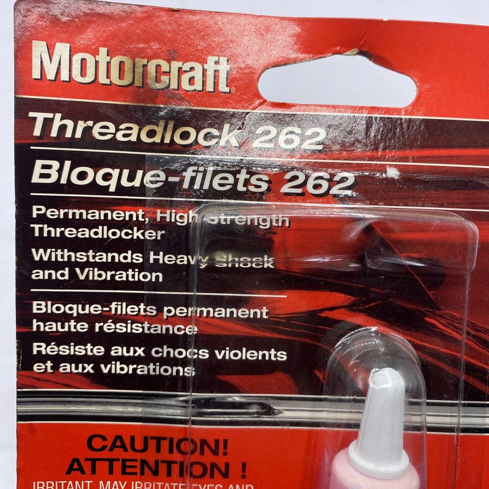 MOTORCRAFT THREADLOCK 262 - HIGH STRENGTH RED-0.2 OZ TA26 ⭐