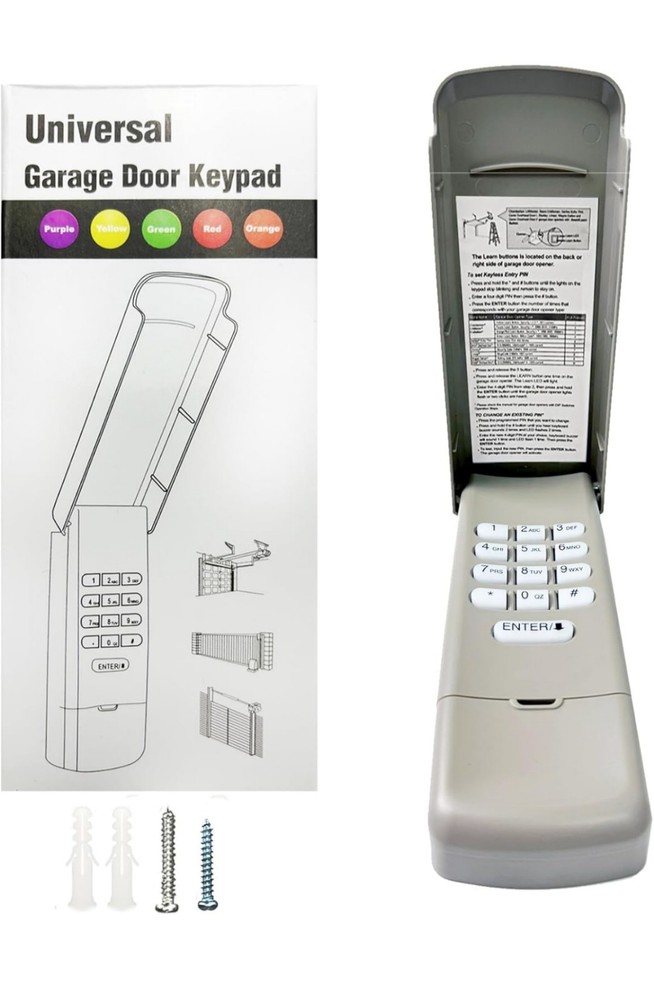 UNIVERSAL GARAGE (KEYLESS) DOOR OPENER KEYPAD