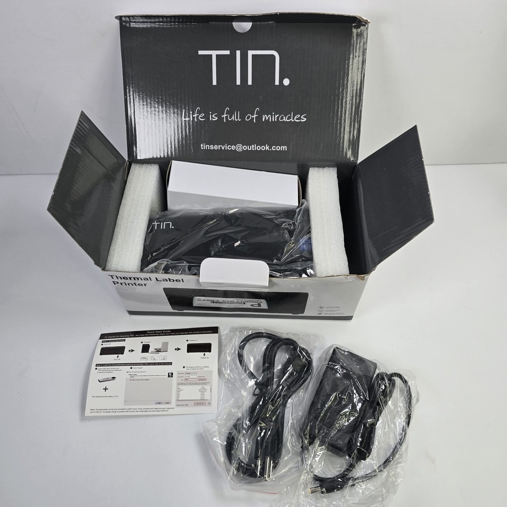 TIN Thermal Label Printer USB Direct Thermal 203 DPI 150mm/s
