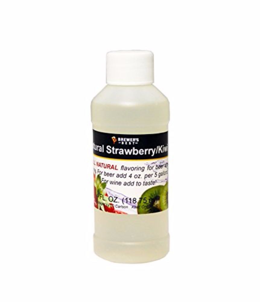 Brewer's Best Natural Beer and Wine Fruit Flavoring (Strawberry/Kiwi)