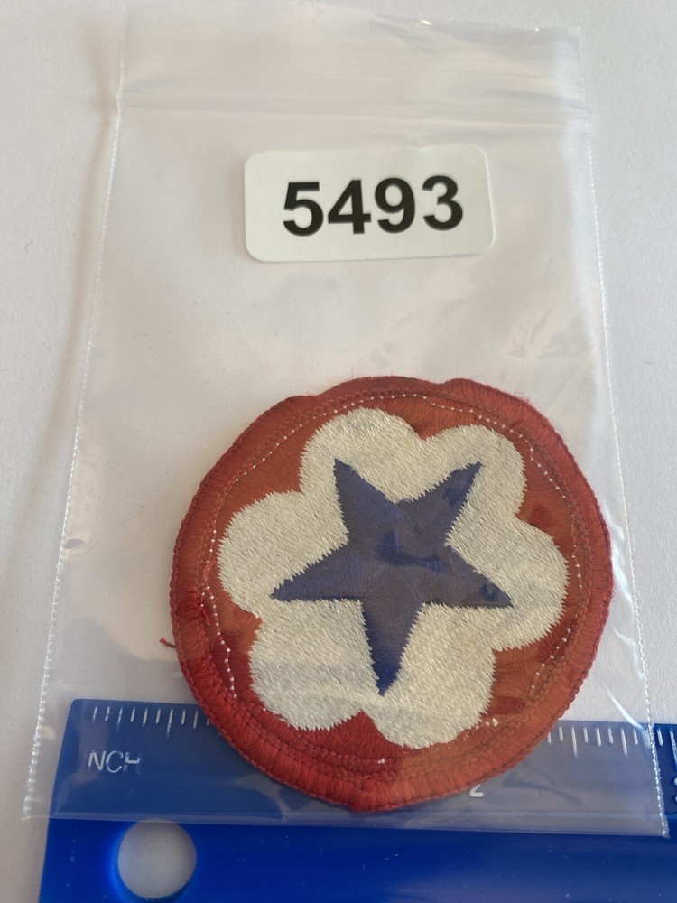 US Army Service Forces Patch Blue Star INV5493