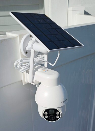Vinyl Fence Mount Bracket for Security Camera, Solar Light, no drilling.