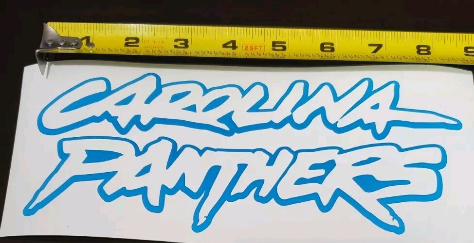 Carolina Panthers sticker Decals