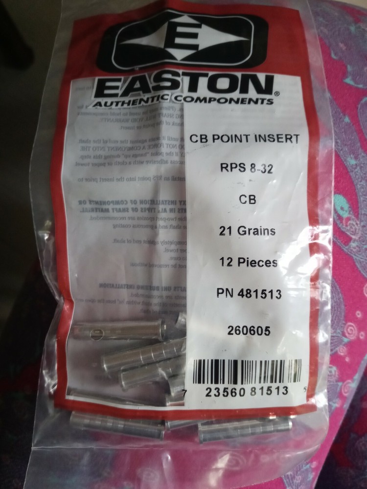 Easton Authentic Componets CB Plint Insert RPS 8-32