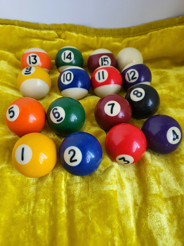 Miniature Pool Balls