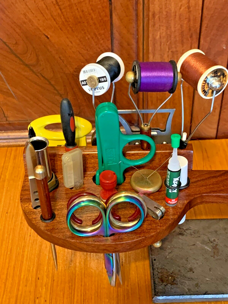 WADE'S FLY-TYING TOOL CADDY / THREAD AND BEAD ORGANIZER / AND QUICK DRAW KIT