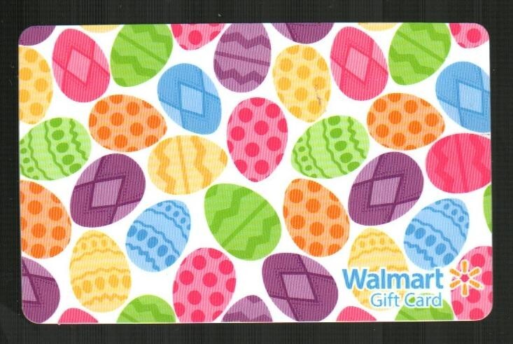 WALMART Easter Eggs ( 2012 ) Gift Card ( $0 )