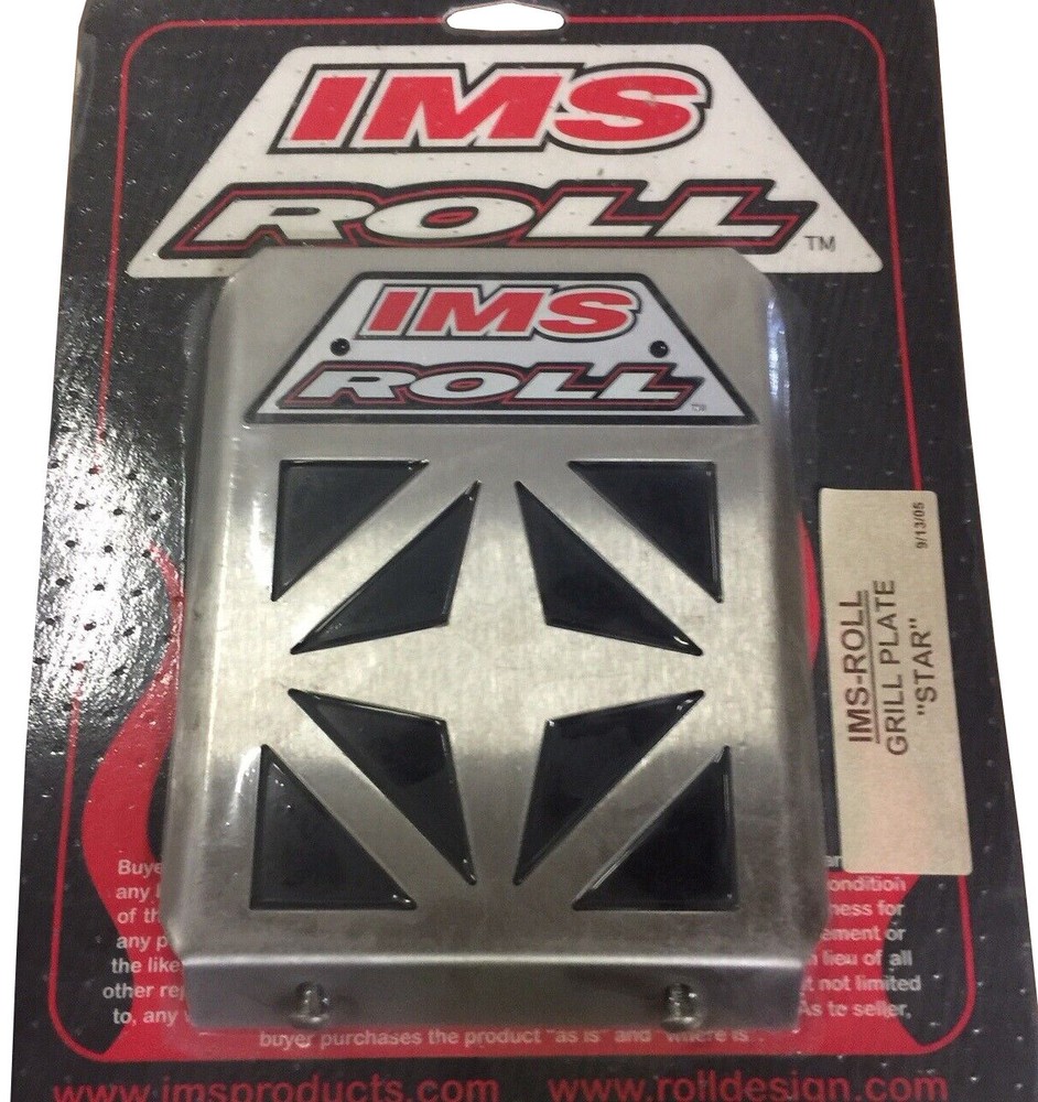 IMS Roll Design Custom Classic ATV Quad Front Bumper Grille Plate Star