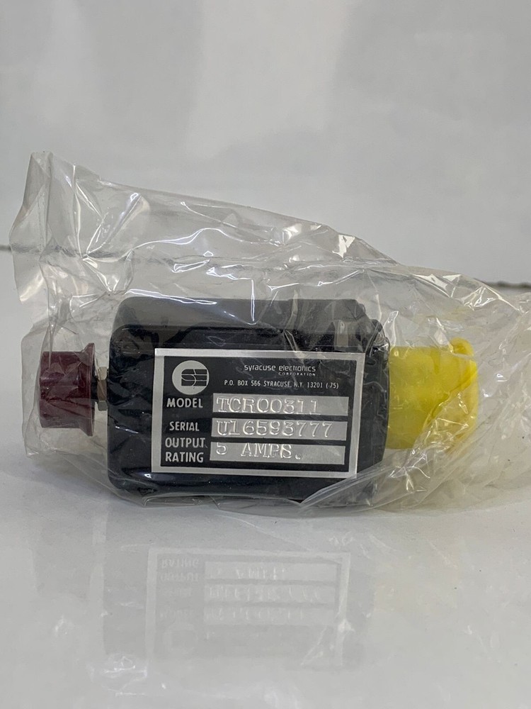 Syracuse Electronics / Time Delay Relay / TCR00311 / 5 AMPS