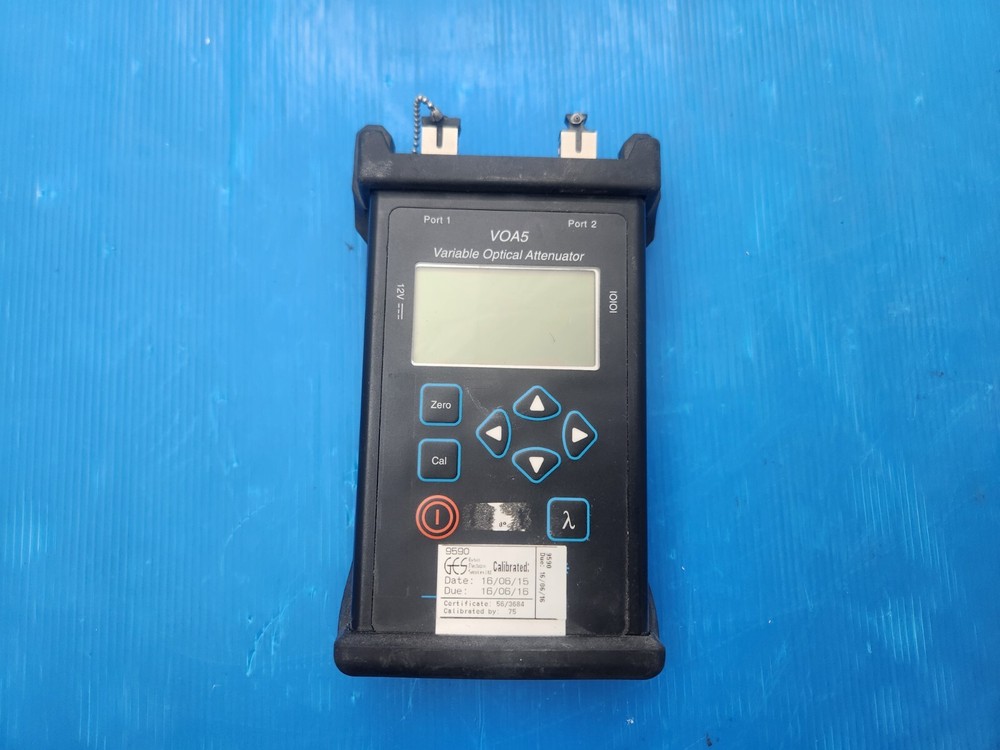 NOYES VOA5 SM SC Variable Optical Attenuator Used