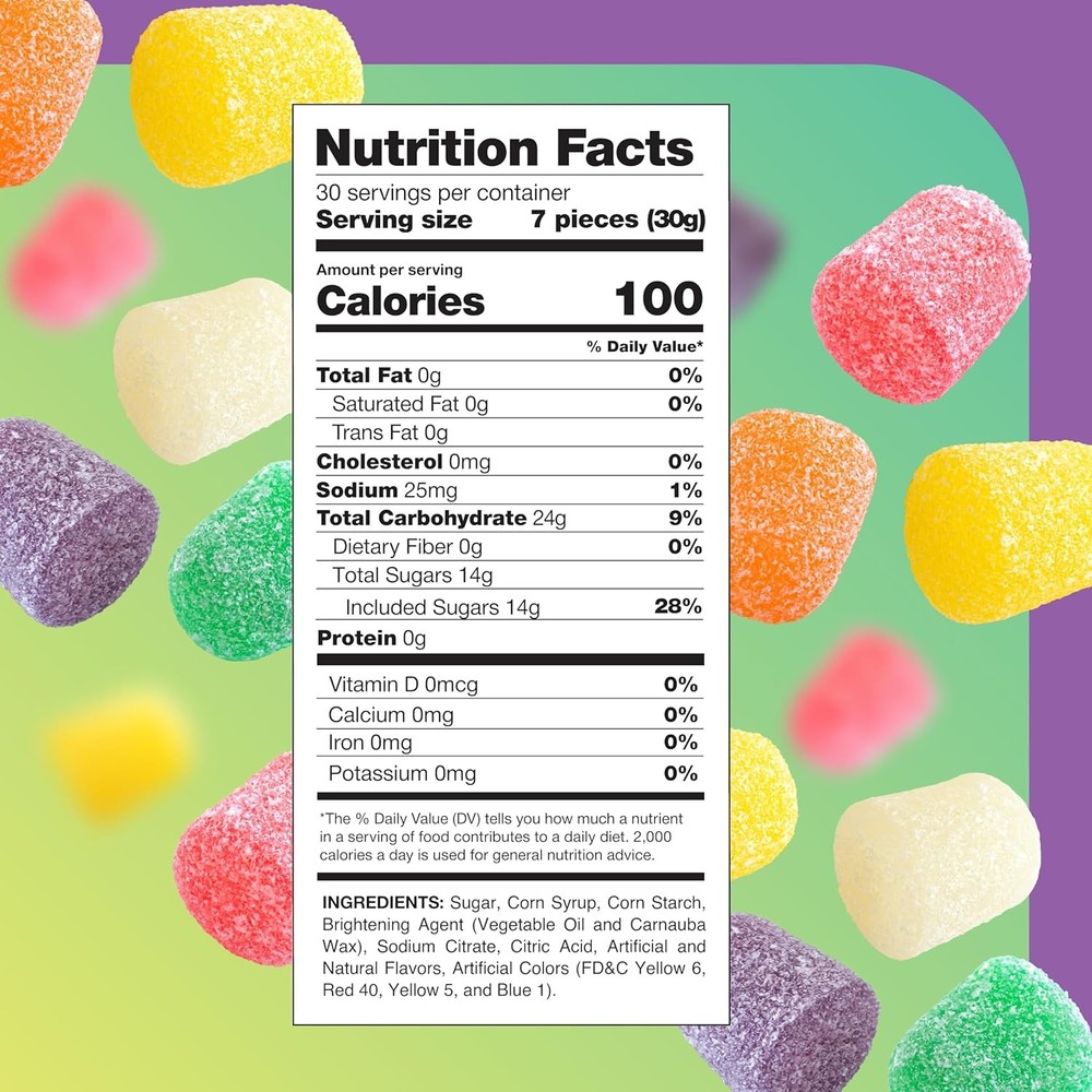 Spice Drops Candy - 2 Pound Bulk Pack - Jelly Drops