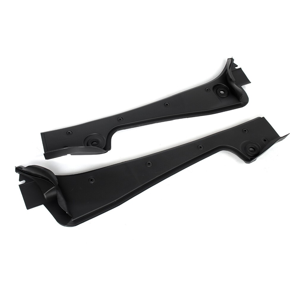 Fit For BMW E60 E61 2003-2010 Front Windshield Wiper Cowl Trim Panel Cover Black