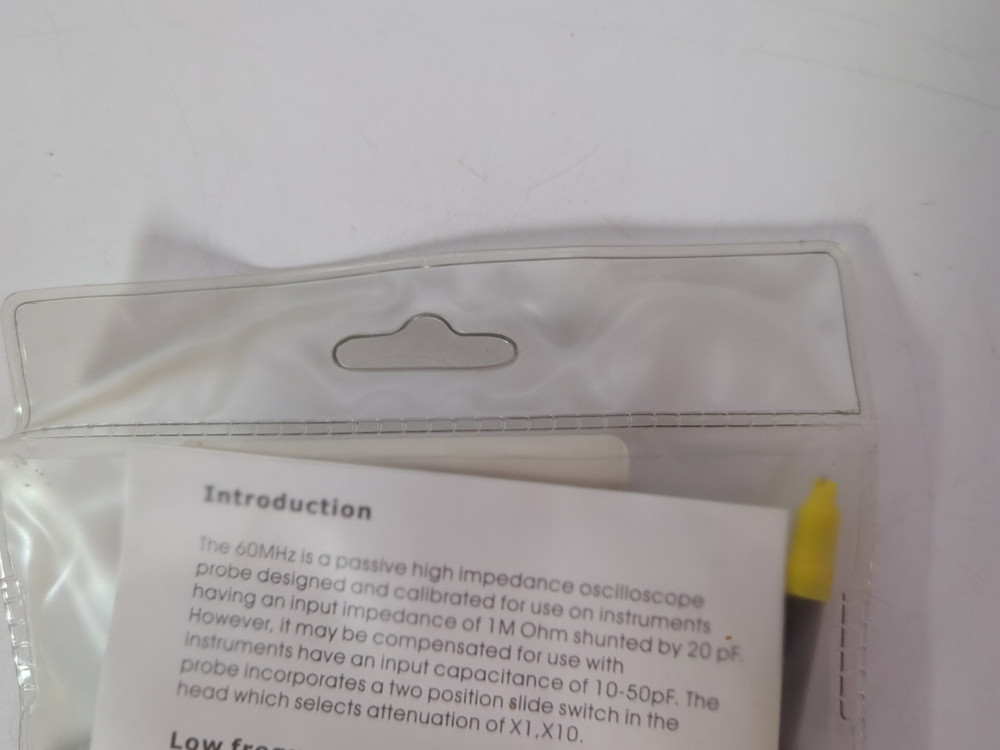 VELLEMAN PROBE60S 60MHz OSCILLOSCOPE PROBE